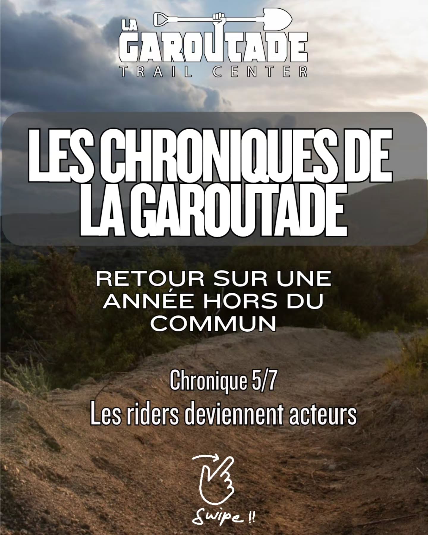 Les Chroniques de la Garoutade - �pisode 5Les riders deviennent acteurs� partir du mois d'avril, les social rides du jeudi soir ont r�uni r�guli�rement 30 � 50 riders dans une ambiance conviviale.Gr�ce � cette dynamique, un trail historique de...
