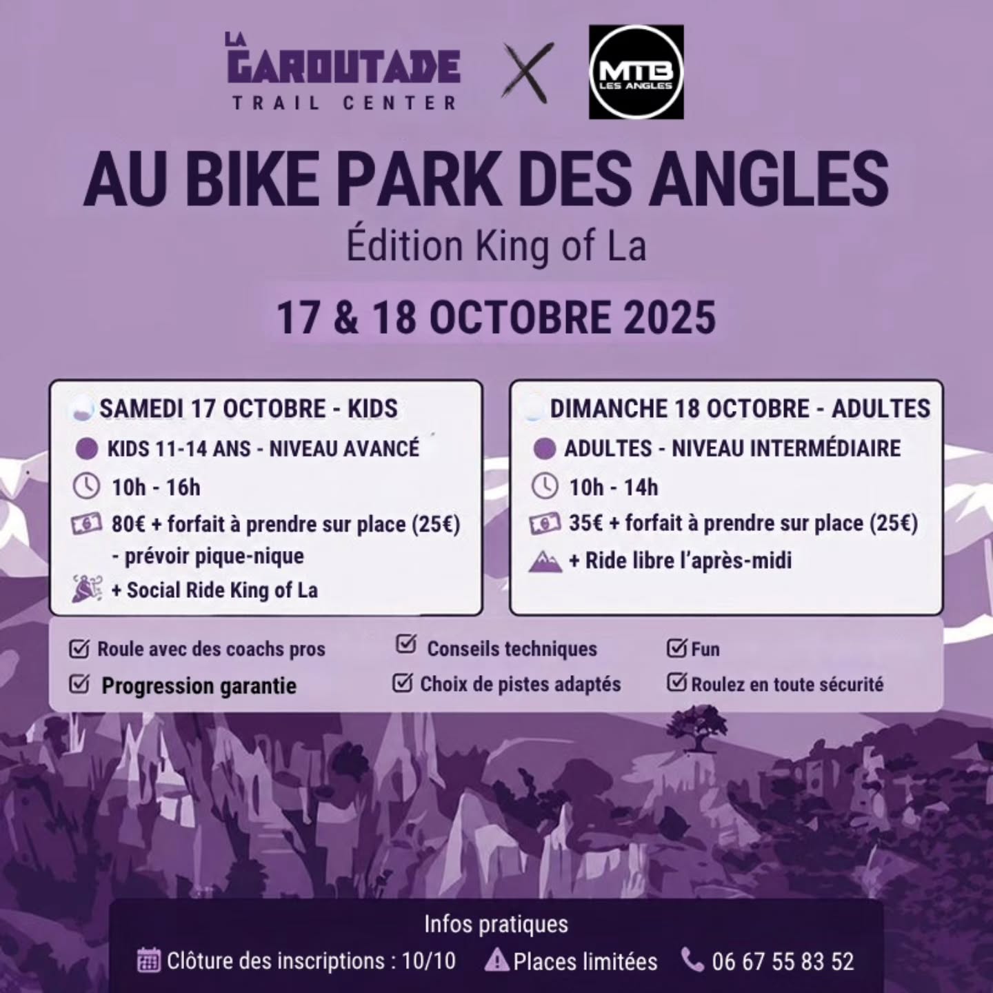 LA GAROUTADE x MTB LES ANGLES - �DITION KING OF LA ?