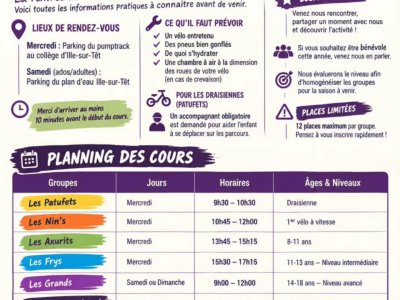 ???? C?EST LA RENTR�E � L?�COLE DE VTT ! ????La saison 2026-2027 d�marre bient�t ! Voici toutes les infos pratiques pour bien pr�parer votre premi�re s�ance ?? D�MARRAGE ? Mercredi 23 septembre? Samedi 26 septembre? LIEUX DE RDV ?? Mercredi...