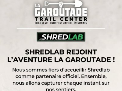SHREDLAB REJOINT L?AVENTURE LA GAROUTADE !Une nouvelle marque partenaire rejoint notre projet : ShredlabN�e de la passion du VTT et de l?exp�rience du terrain, cette entreprise bas�e a Grenoble con�oit des accessoires de fixation pour cam�ras...